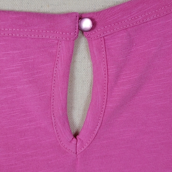 Lane Bryant Pink Pantone Fiji Flower Swing Lace Yoke Tank Top Sz 26/28 NEW - Picture 9 of 13